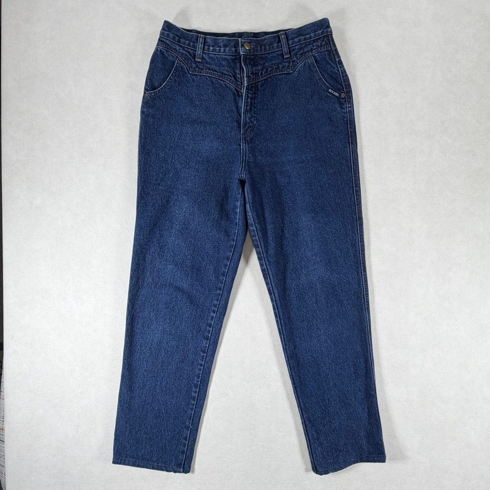 Vintage Rocky Mountain Jeans Women's 30x29 Waist Bareback High Rise Jrs 13/14